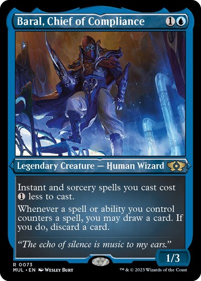 Baral, Chief of Compliance (Foil Etched) (March of the Machine: Multiverse Legends) Near Mint