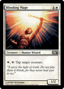 Blinding Mage (Magic 2010 Core Set) Near Mint Foil