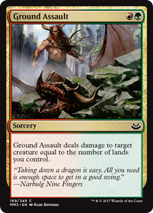 Ground Assault (Modern Masters 2017) Near Mint Foil