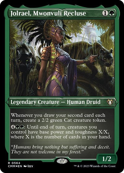 Jolrael, Mwonvuli Recluse (Foil Etched) (Commander Masters) Near Mint
