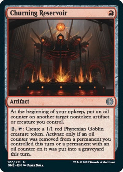 Churning Reservoir (Phyrexia: All Will Be One) Near Mint