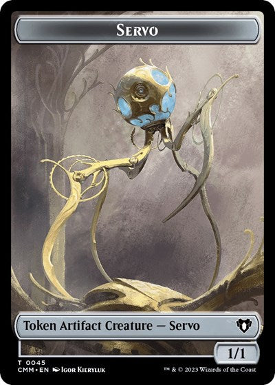 Servo / Construct (0041) Double-Sided Token (Commander Masters) Near Mint