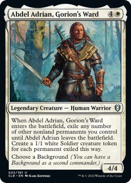 Abdel Adrian, Gorion's Ward (Commander Legends: Battle for Baldur's Gate) Near Mint Foil