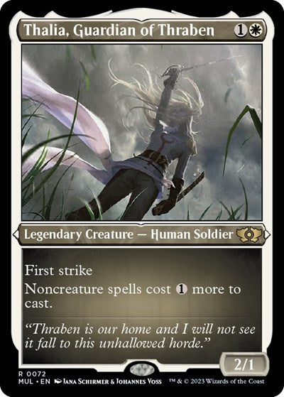 Thalia, Guardian of Thraben (Foil Etched) (March of the Machine: Multiverse Legends) Near Mint