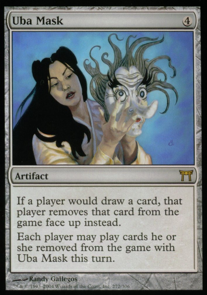 Uba Mask (Champions of Kamigawa) Near Mint Foil