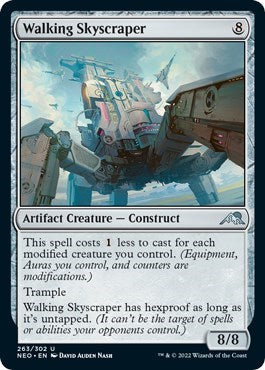 Walking Skyscraper (Kamigawa: Neon Dynasty) Near Mint