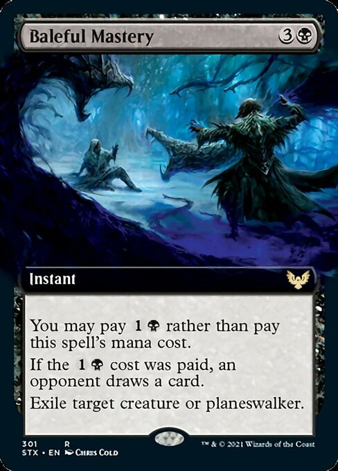 Baleful Mastery (Extended Art) (Strixhaven) Near Mint Foil