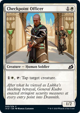 Checkpoint Officer (Ikoria: Lair of Behemoths) Near Mint