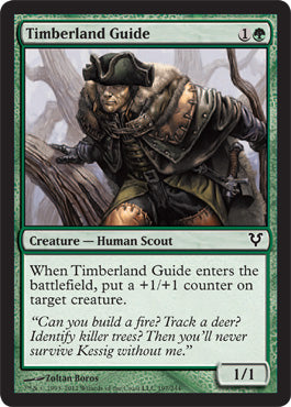 Timberland Guide (Avacyn Restored) Near Mint Foil