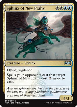 Sphinx of New Prahv (Ravnica Allegiance) Near Mint Foil