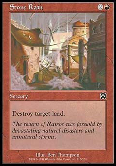 Stone Rain (Mercadian Masques) Light Play