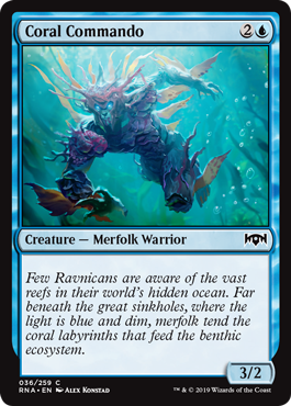 Coral Commando (Ravnica Allegiance) Near Mint Foil