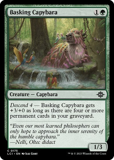 Basking Capybara (The Lost Caverns of Ixalan) Near Mint