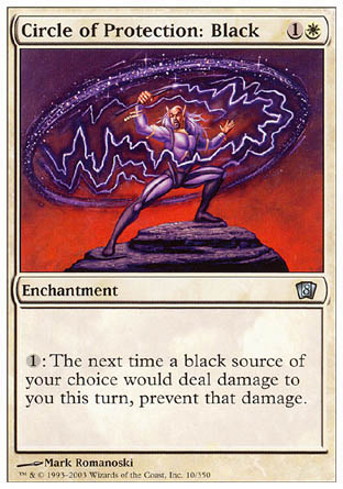Circle of Protection: Black (8th Edition) Light Play