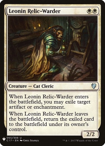 Leonin Relic-Warder (Mystery Booster) Near Mint