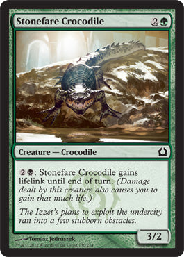Stonefare Crocodile (Return to Ravnica) Near Mint Foil