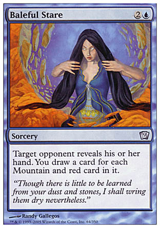 Baleful Stare (9th Edition) Near Mint Foil