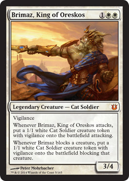 Brimaz, King of Oreskos (Born of the Gods) Near Mint Foil