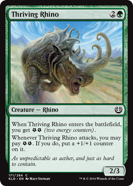 Thriving Rhino (Kaladesh) Near Mint