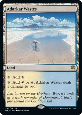 Adarkar Wastes (Dominaria United) Near Mint Foil