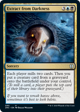 Extract from Darkness (Commander 2020 Zendikar Rising) Near Mint