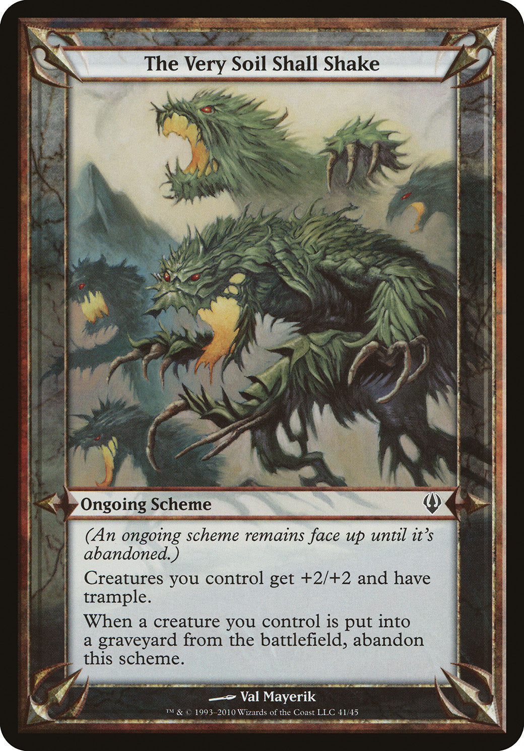 The Very Soil Shall Shake (Scheme) (Archenemy) Near Mint
