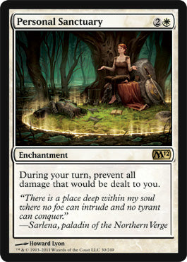 Personal Sanctuary (Magic 2012 Core Set) Near Mint Foil