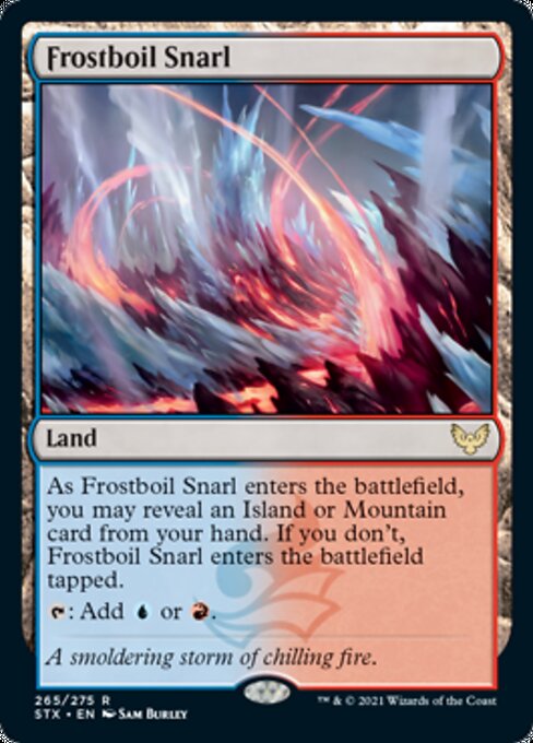 Frostboil Snarl (Strixhaven) Near Mint Foil