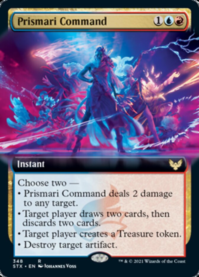 Prismari Command (Extended Art) (Strixhaven) Near Mint