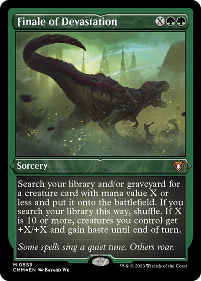 Finale of Devastation (Foil Etched) (Commander Masters) Near Mint