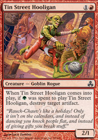 Tin Street Hooligan (Guildpact) Near Mint Foil