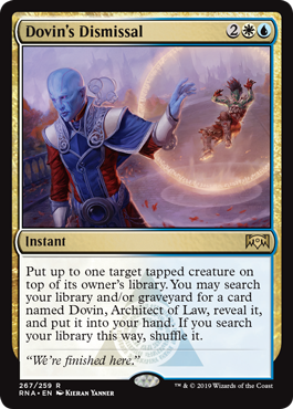 Dovin's Dismissal (Ravnica Allegiance) Near Mint