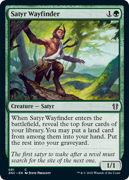 Satyr Wayfinder (Commander 2020 Zendikar Rising) Near Mint