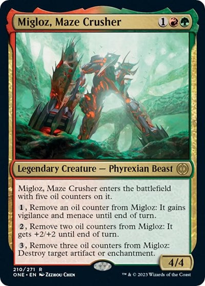 Migloz, Maze Crusher (Phyrexia: All Will Be One) Near Mint