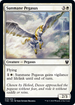 Sunmane Pegasus (Theros Beyond Death) Near Mint Foil