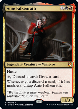 Anje Falkenrath (Commander 2019) Near Mint Foil