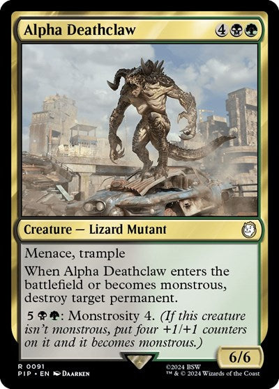 Alpha Deathclaw (Universes Beyond: Fallout) Near Mint