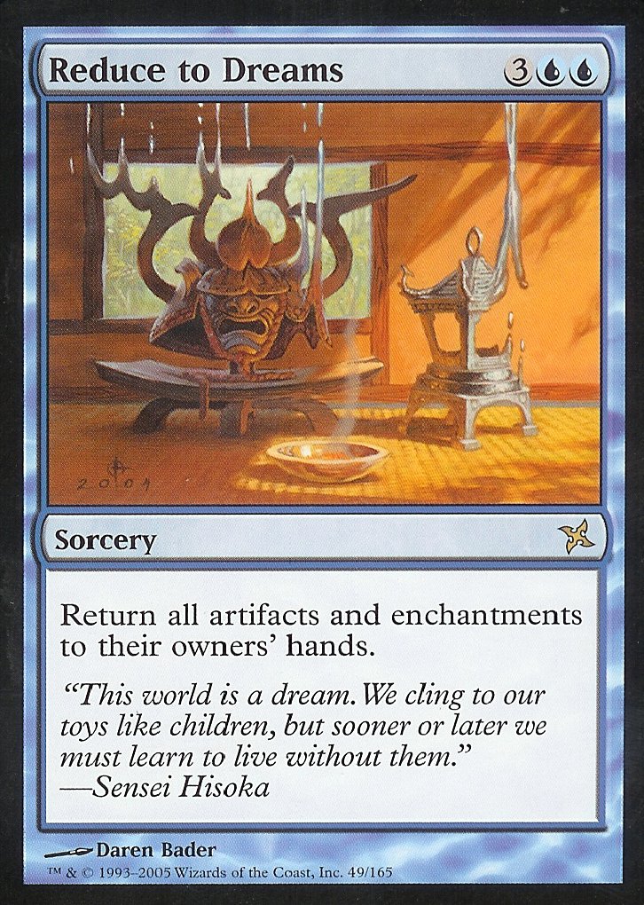 Reduce to Dreams (Betrayers of Kamigawa) Light Play