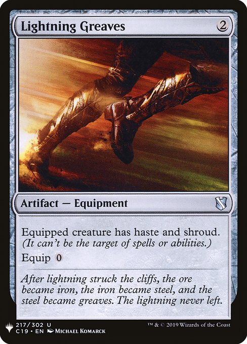 Lightning Greaves (Mystery Booster) Near Mint