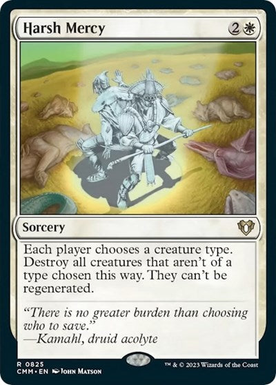 Harsh Mercy (Commander Masters) Near Mint