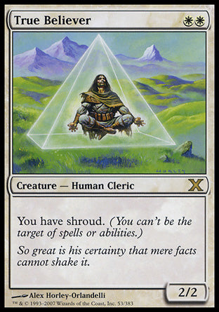 True Believer (10th Edition) Near Mint Foil