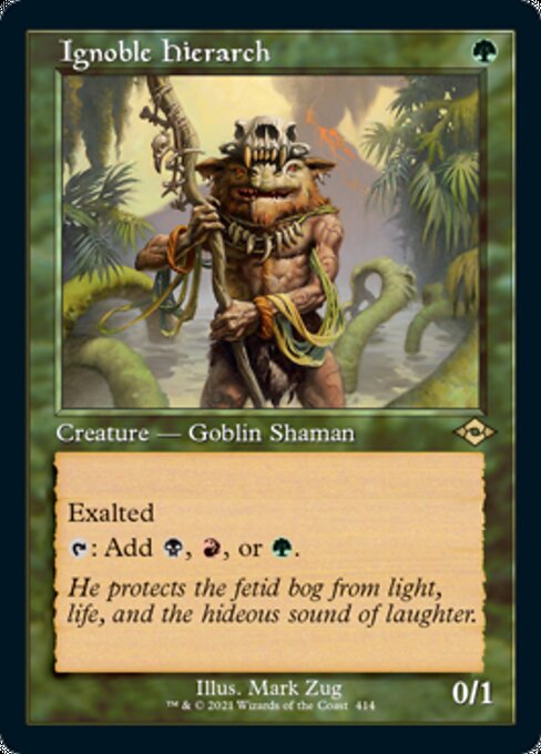 Ignoble Hierarch (Retro Frame) (Modern Horizons 2) Near Mint Etched Foil