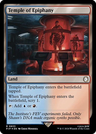 Temple of Epiphany (Surge Foil) (Universes Beyond: Fallout) Near Mint