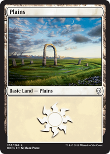 Plains (253) (Dominaria) Near Mint