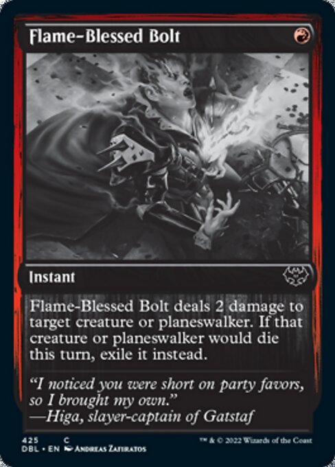 Flame-Blessed Bolt (Innistrad: Double Feature) Near Mint