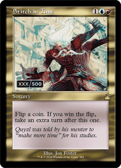 Stitch in Time (Retro Frame) (Serial Numbered) (Ravnica Remastered) Near Mint