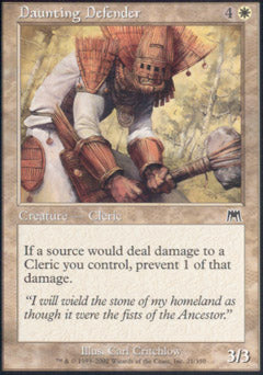 Daunting Defender (Onslaught) Light Play