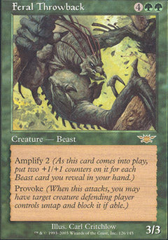 Feral Throwback (Legions) Light Play Foil