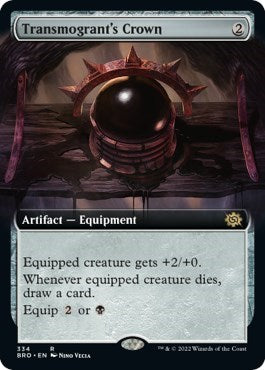 Transmogrant's Crown (Extended Art) (The Brothers' War) Near Mint Foil