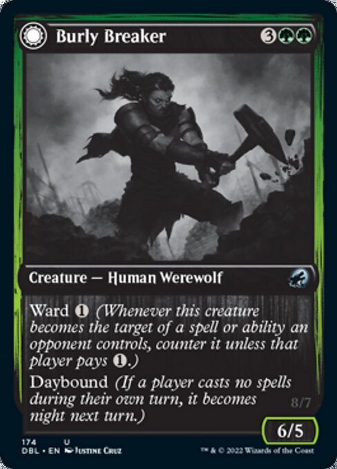 Burly Breaker / Dire-Strain Demolisher (Innistrad: Double Feature) Near Mint